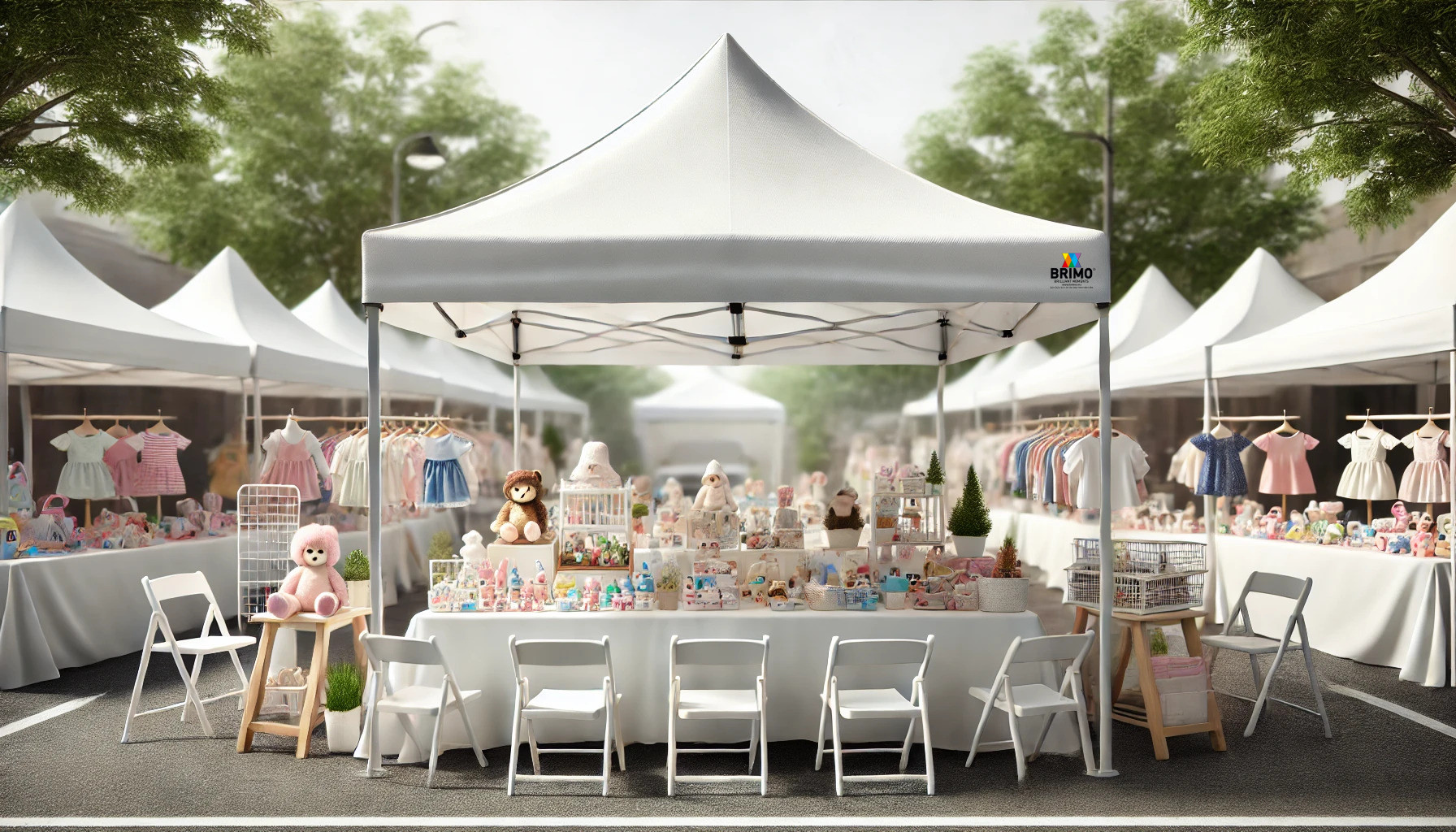 Pavillon pour la vente de jouets