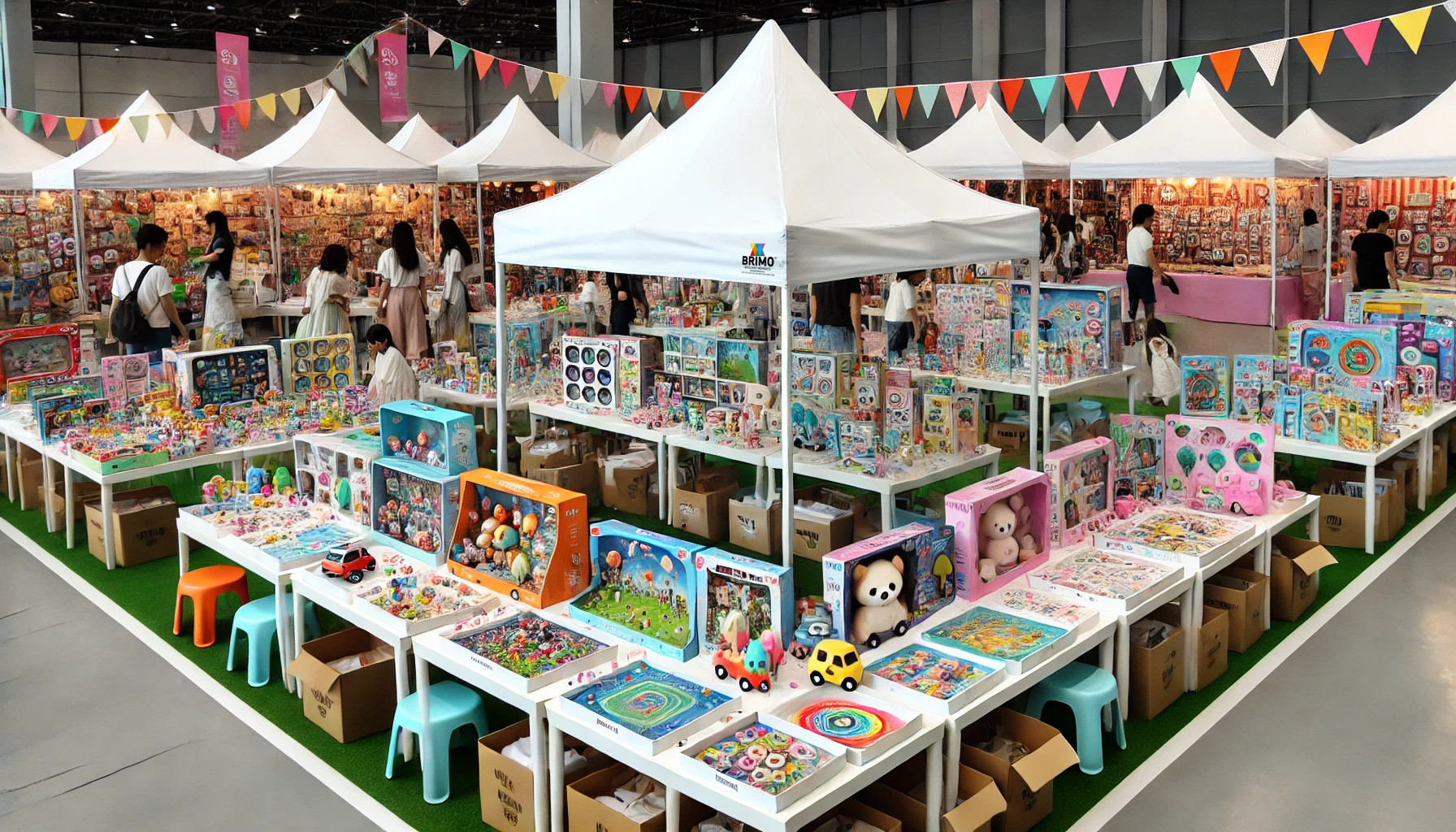 Pavillon pour la vente de jouets