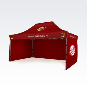 Tente pop up pliante pour festivals et marchés