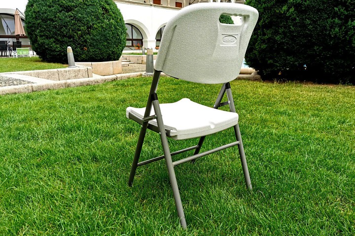 záhradná skladacia stolička