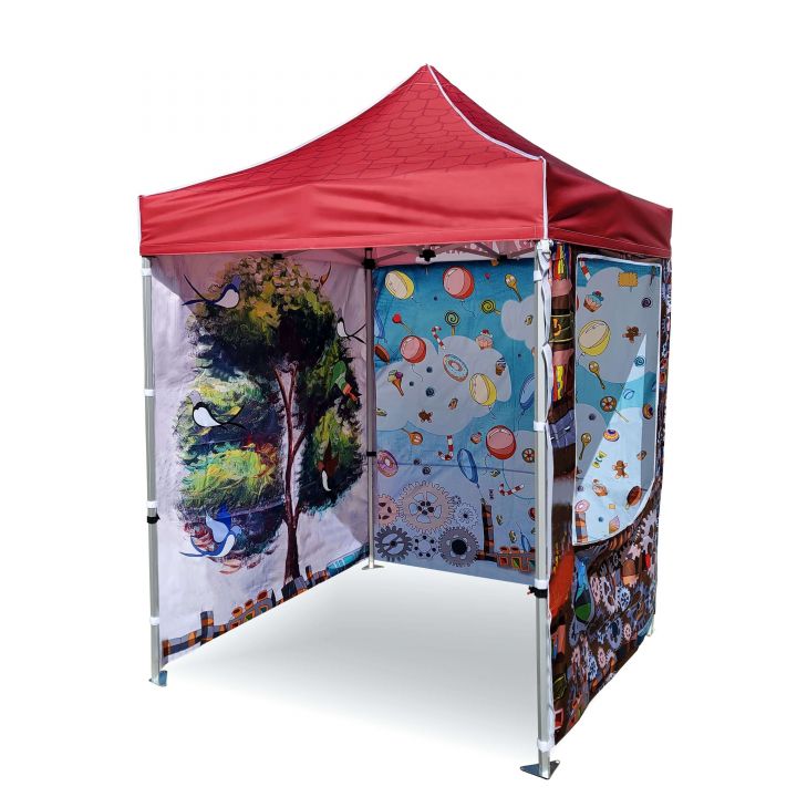 Tente pliante étanche pour événements extérieurs avec installation rapide