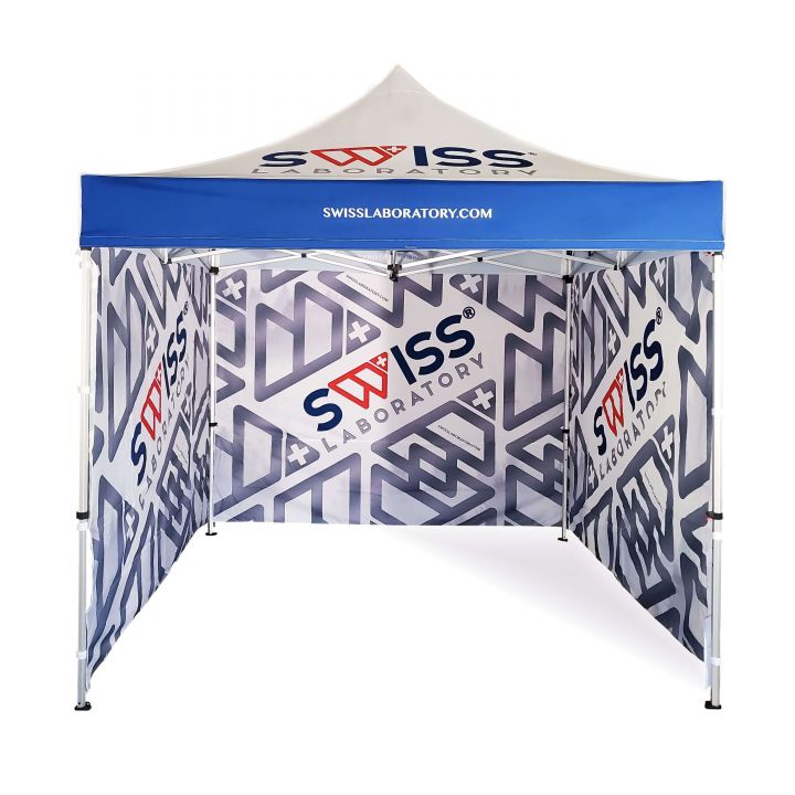 Tente de fête étanche avec protection contre le vent