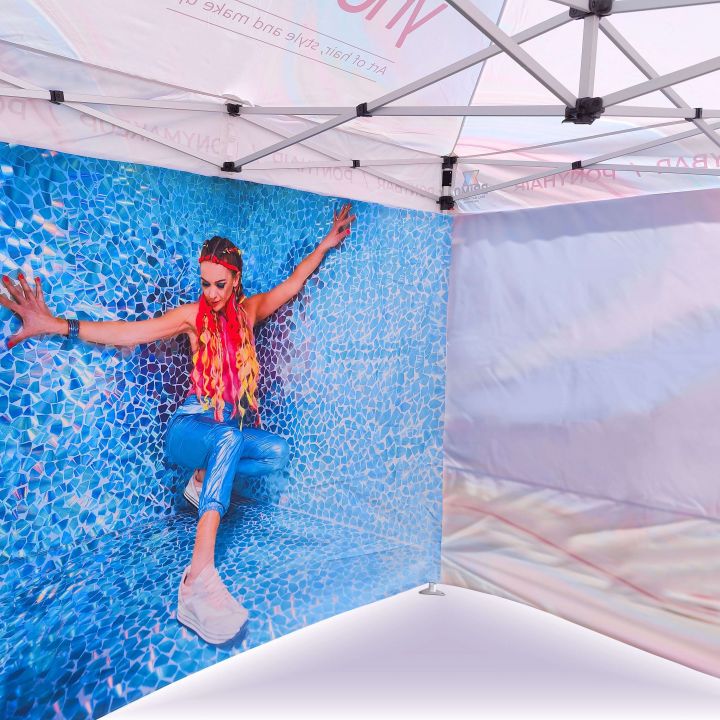 Tente de fête étanche avec housse de pluie