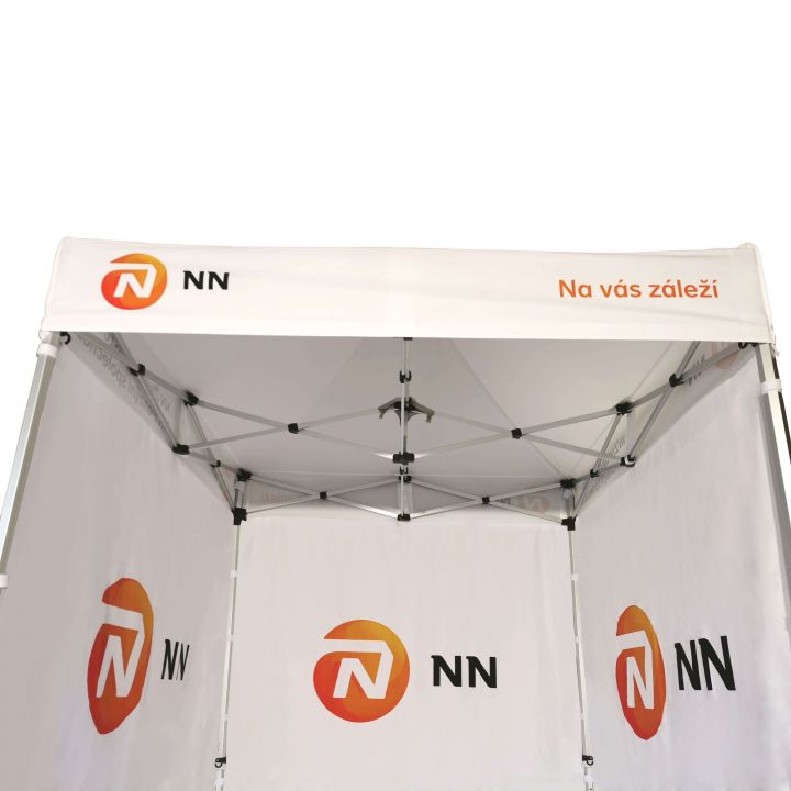 Tente de fête étanche avec protection contre le soleil et la pluie